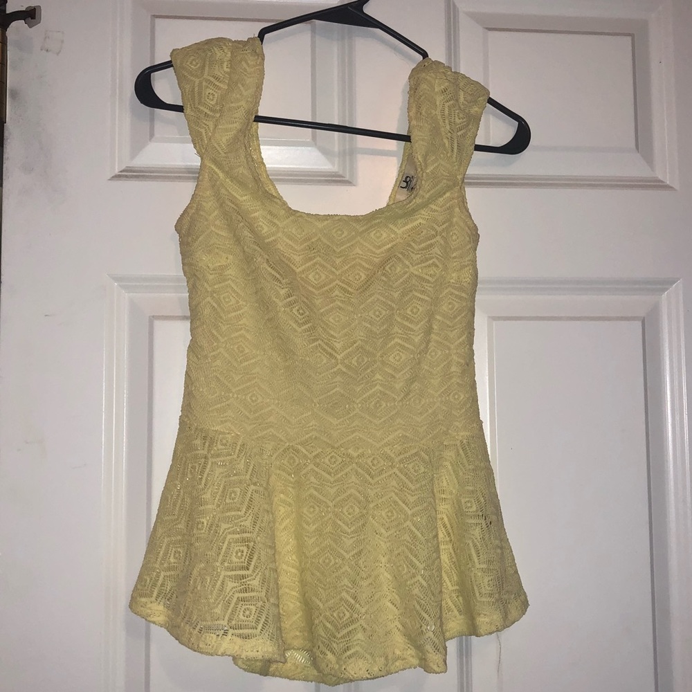 •Yellow tank top•